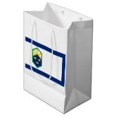Vlag van Colorado Springs, Colorado Medium Cadeauzakje (Voorkant Gekanteld)