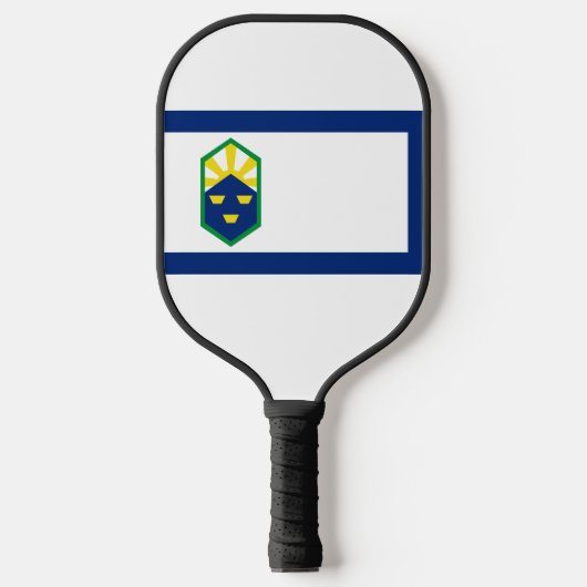 Vlag van Colorado Springs, Colorado Pickleball Paddle (Voorkant)