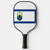 Vlag van Colorado Springs, Colorado Pickleball Paddle (Achterkant)
