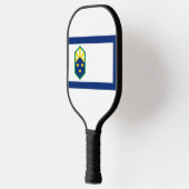 Vlag van Colorado Springs, Colorado Pickleball Paddle (Links)