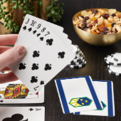 Vlag van Colorado Springs, Colorado Pokerkaarten (Insitu)