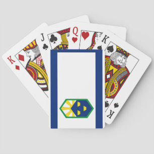 Vlag van Colorado Springs, Colorado Pokerkaarten