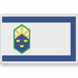 Vlag van Colorado Springs, Colorado Sticker
