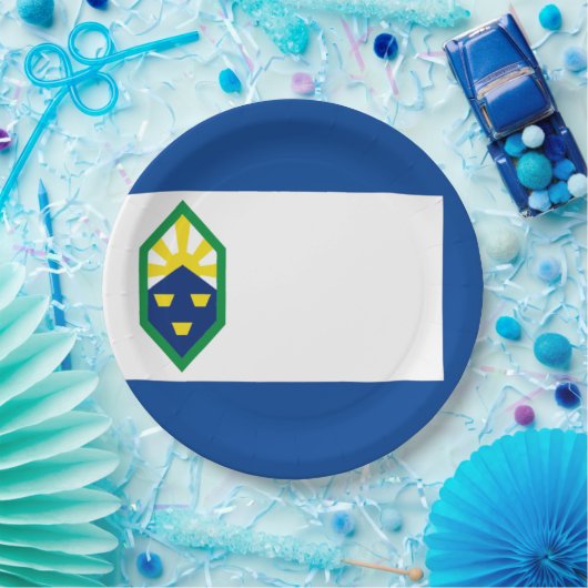 vlag van Colorado Springs Papieren Bordje (Feest)