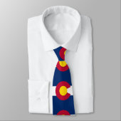 Vlag van Colorado Stropdas (Gebonden)