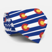 Vlag van Colorado Stropdas (Opgerold)