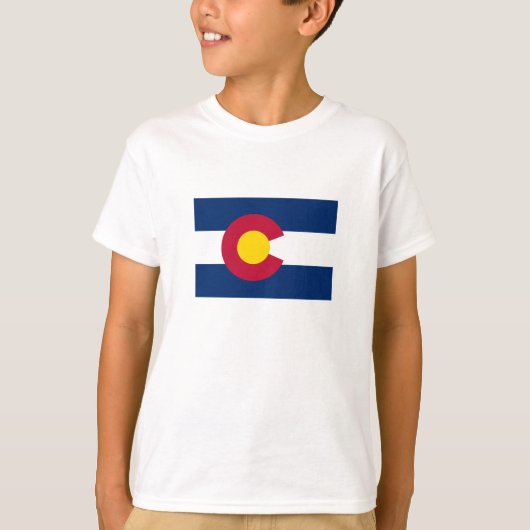 Vlag van Colorado T-shirt (Voorkant)