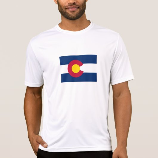 Vlag van Colorado T-shirt (Voorkant)