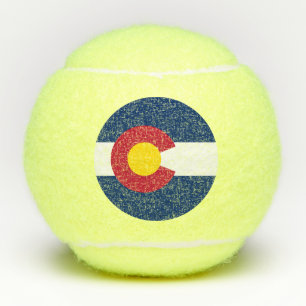 Vlag van Colorado Tennisballen