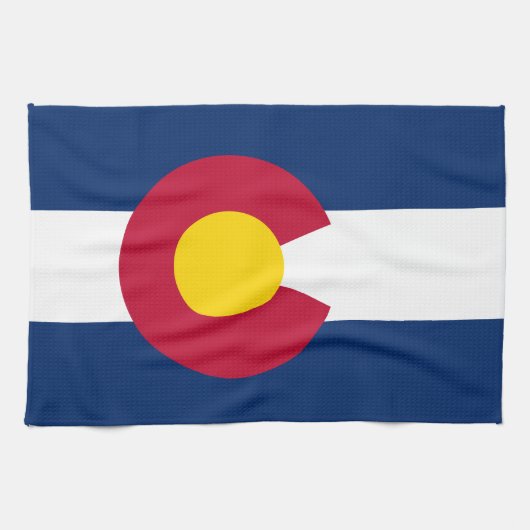 Vlag van Colorado Theedoek (Horizontaal)