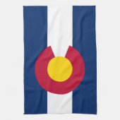 Vlag van Colorado Theedoek (Verticaal)