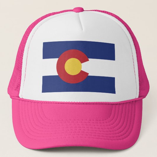 Vlag van Colorado Trucker Pet (Voorkant)