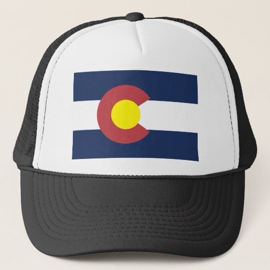 Vlag van Colorado Trucker Pet (Voorkant)