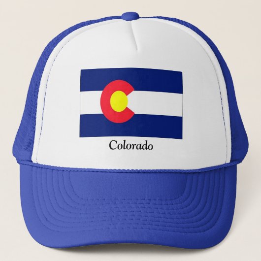 Vlag van Colorado Trucker Pet (Voorkant)
