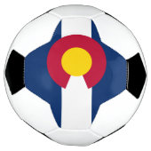 Vlag van Colorado Voetbal (Gedraaid)