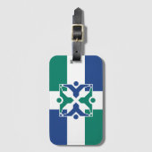 Vlag van Columbia, Missouri Bagagelabel (Voorkant (verticaal))