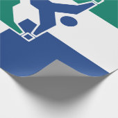 Vlag van Columbia (Missouri) Cadeaupapier (Hoek)