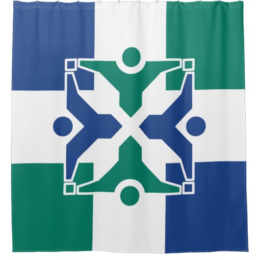 Vlag van Columbia (Missouri) Douchegordijn (Voorkant)