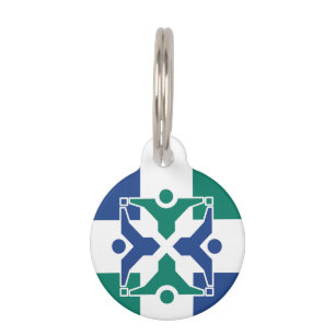 Vlag van Columbia, Missouri Huisdierpenning