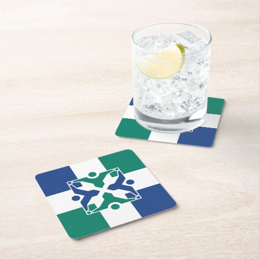 Vlag van Columbia, Missouri Kartonnen Onderzetters (Insitu)