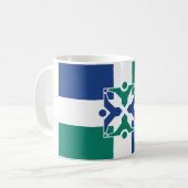 Vlag van Columbia (Missouri) Koffiemok (Voorkant links)