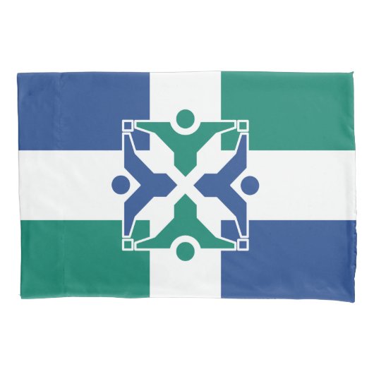 Vlag van Columbia (Missouri) Kussensloop (Voorkant-Links)