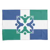 Vlag van Columbia (Missouri) Kussensloop (Voorkant-Rechts)