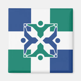 Vlag van Columbia (Missouri) Magneet