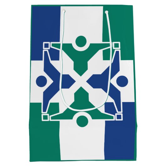 Vlag van Columbia, Missouri Medium Cadeauzakje (Achterkant)