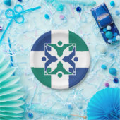 Vlag van Columbia, Missouri Papieren Bordje (Feest)