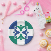 Vlag van Columbia, Missouri Papieren Bordje (Feest)