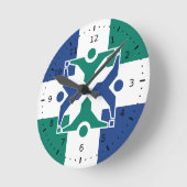 Vlag van Columbia, Missouri Ronde Klok (Hoek)