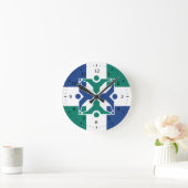 Vlag van Columbia, Missouri Ronde Klok (Huis)