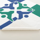 Vlag van Columbia (Missouri) Sherpa Deken (3/4)