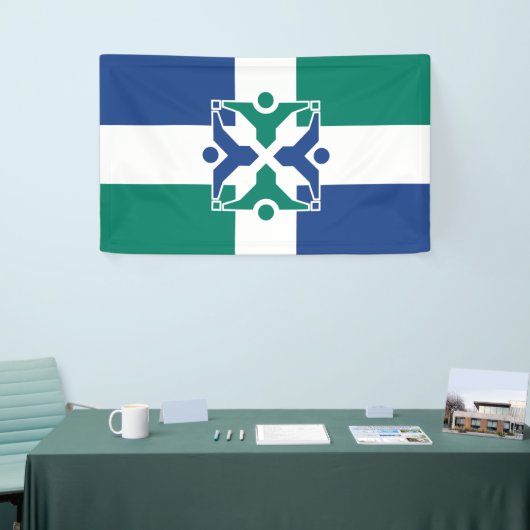 Vlag van Columbia (Missouri) Spandoek (Beurs)