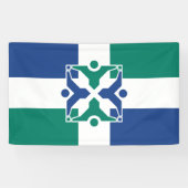 Vlag van Columbia (Missouri) Spandoek (Horizontaal)