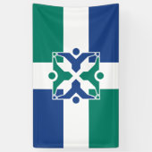 Vlag van Columbia (Missouri) Spandoek (Verticaal)