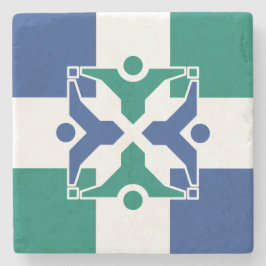 Vlag van Columbia (Missouri) Stenen Onderzetter