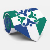 Vlag van Columbia (Missouri) Stropdas (Opgerold)