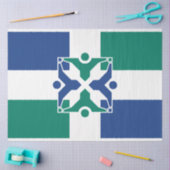 Vlag van Columbia (Missouri) Tissuepapier (Craft)