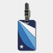 Vlag van Columbia, South Carolina Bagagelabel (Voorkant verticaal)