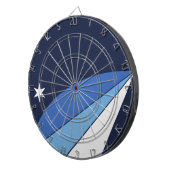 Vlag van Columbia (South Carolina) Dartbord (Voorkant Rechts)