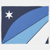 Vlag van Columbia (South Carolina) Fleece Deken (Voorkant (Horizontaal))