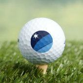 Vlag van Columbia, South Carolina Golfballen (Insitu Shirt)