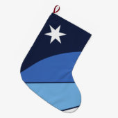 Vlag van Columbia (South Carolina) Grote Kerstsok (Voorkant (Hangend))