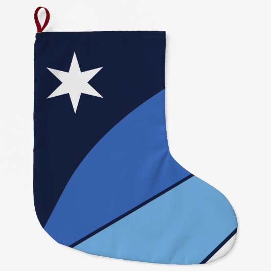 Vlag van Columbia (South Carolina) Grote Kerstsok (Voorkant)