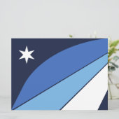 Vlag van Columbia (South Carolina) Kaart (Staand voorkant)