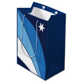 Vlag van Columbia, South Carolina Medium Cadeauzakje (Voorkant Gekanteld)