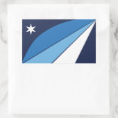 Vlag van Columbia, South Carolina Rechthoekige Sticker (Tas)