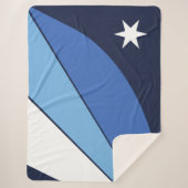 Vlag van Columbia (South Carolina) Sherpa Deken (Voorkant)